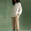 Fear of God Essentials Long-Sleeve Tee Cloud Dancer Men Tops Cream 125BT232011F