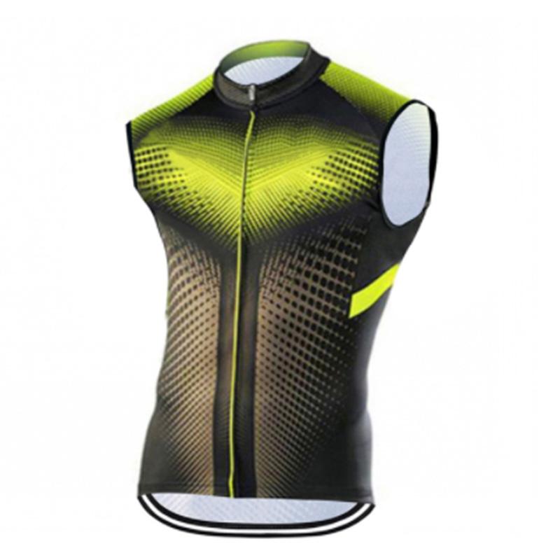 2026 Summer Men's Bicycle Cycling Vest Windproof Running Vest MTB Bike Mesh Fabric Breathable Clothing Sleeveless Road Cycling Jerseys