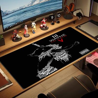 Lil Wayne Color Mouse Pad Large Gaming Table Cushion Non-slip Laptop Tablet Big Mousepad XXL Mat Mini PC Playmat With Lock Edge