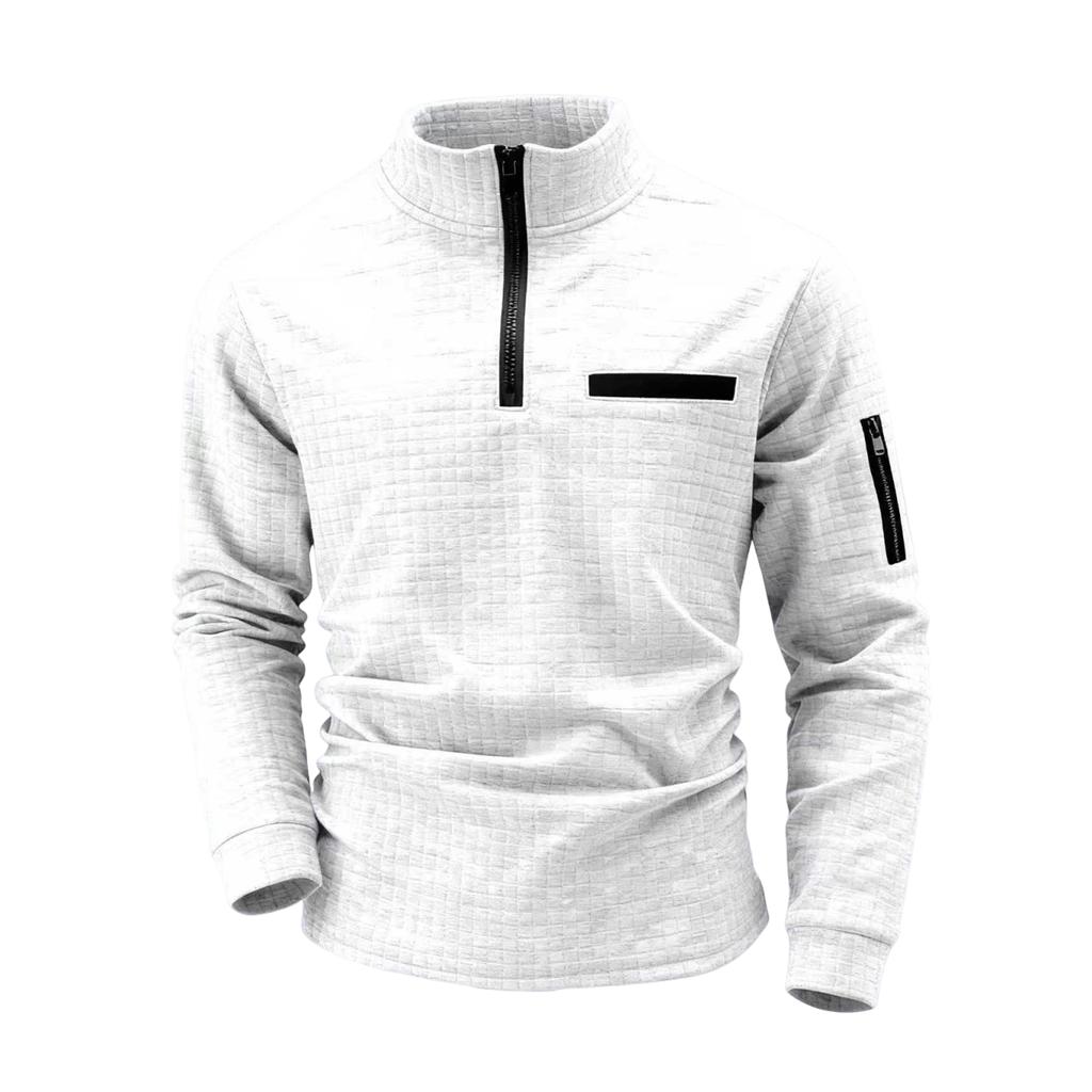 T-shirt alla moda da uomo a maniche lunghe con grafica e ricami - Felpa con cappuccio a maniche lunghe per la primavera e l'autunno