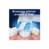 Brossettes de recharge - oral-b - ultimate clean - 3 unités - brossette ronde - brins torsadés