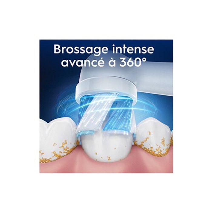 Brossettes de recharge - oral-b - ultimate clean - 3 unités - brossette ronde - brins torsadés