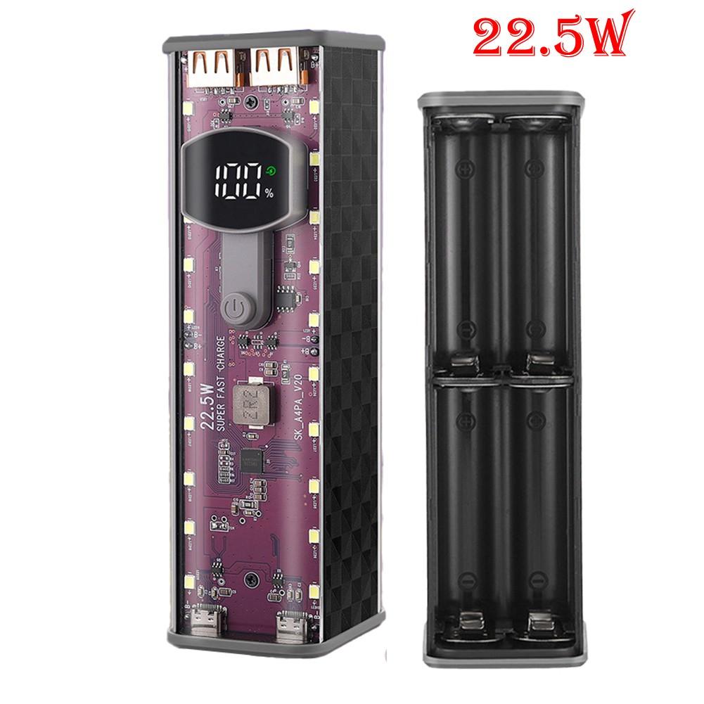 22.5W Output Power Bank Case Solder-free Case 45W Output