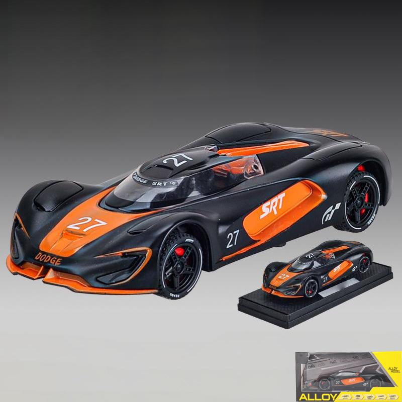 1/32 Dodge Tomahawk SRT V10 Concept Sports Car Alloy Metal Diecast Model Car Car Central Control Ornament Decoration Gift Friend