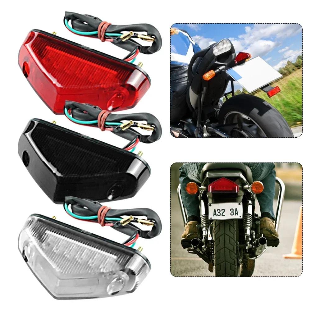 DC 12V 12 LED Brake Stop Tail Light Signal Indicators Light Lamp Motorbike ATV Dirt Bike Universal Motorcycle