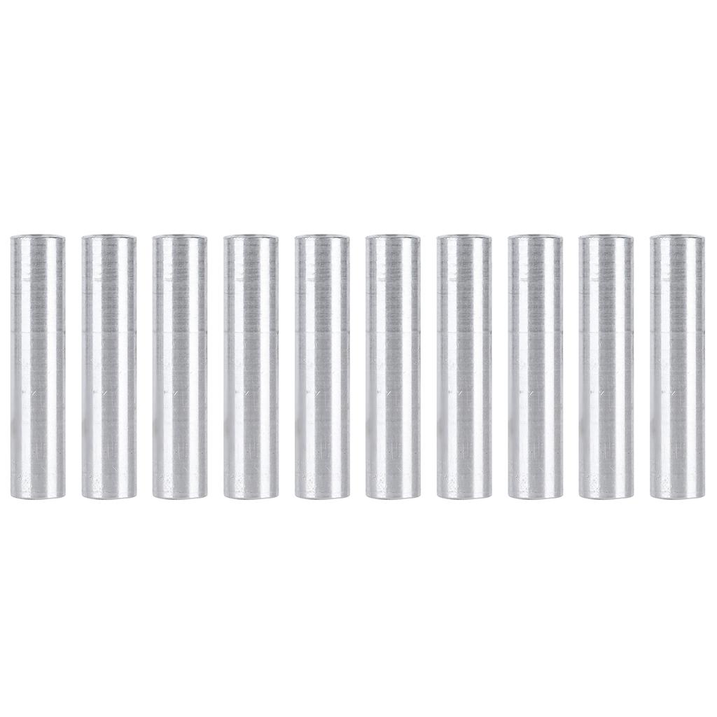 10Pcs Aluminum Alloy Column Round Female Thread Standoff Spacer Support Fasteners M4x0.7mmLong 24mm