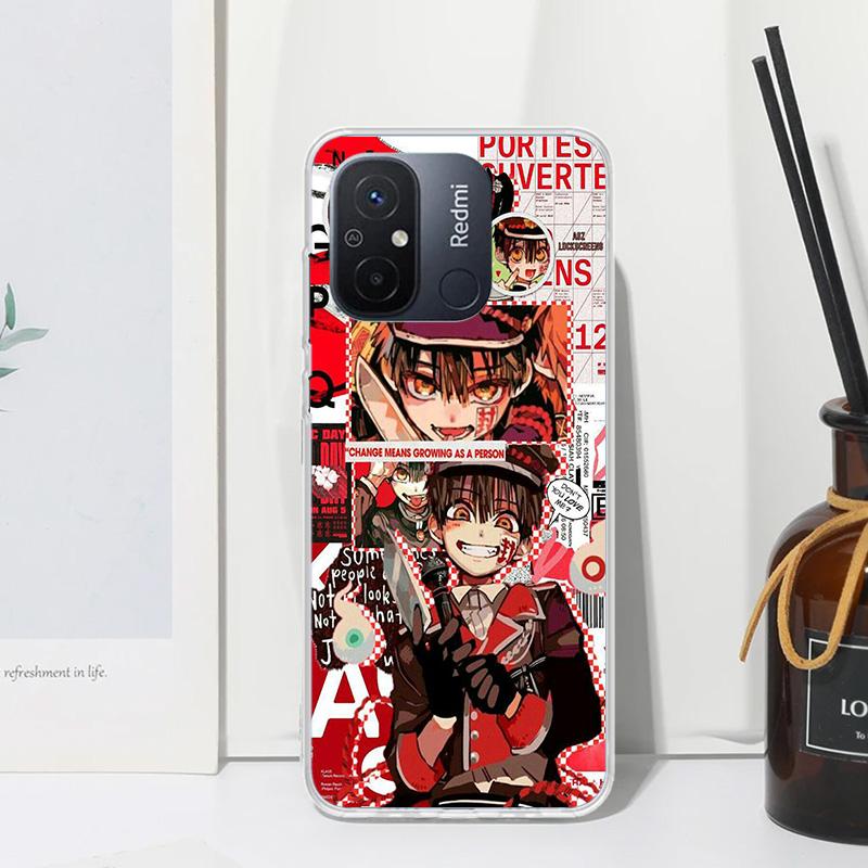 Anime Toilet Bound Hanako Kun Phone Case For Xiaomi Redmi 12C 12 10C 10A 10 9C 9A 9T 9 8A 8 7A 7 6A 6 Pro K70 K40 K20 Fundas Bac