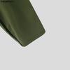INCERUN Men Elastic Waist Splicing Casual Long Drop-crotch Pants Trousers
