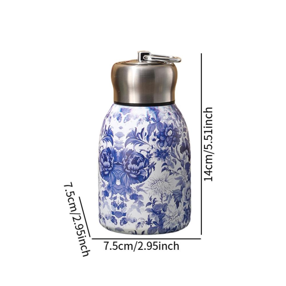 304 Stainless Steel Water Bottle 300ml Pocket Cup Portable Insulated Cup  Unisex