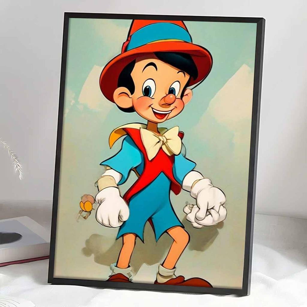 5D Diy Diamond Painting The Pinocchio of Spirit Full Drill Rhinestones Mosaic Embroidery Handmade Products Home Decor Gift