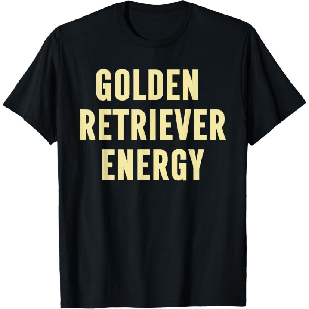 Golden Retriever Energy T-Shirt XXXXXL чёрный