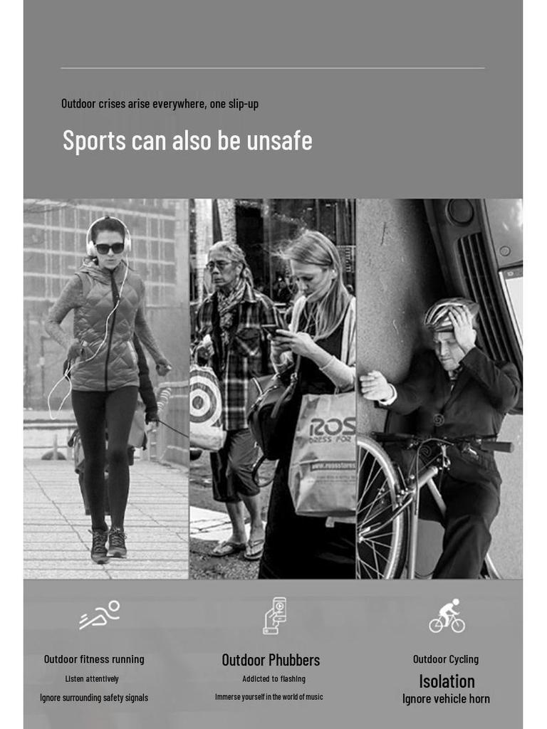 Bone Conduction Wireless Bluetooth Earbuds: Dual Ear, Ear Hook Design, Semi-In-Ear Sports Headphones for Running