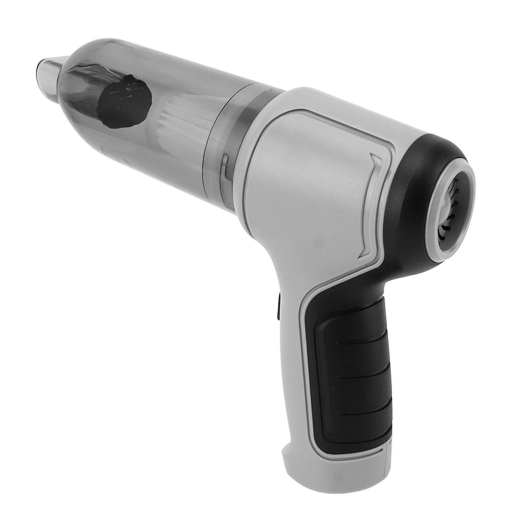 Grey Cordless Car Vacuum Cleaner Handheld Powerful Home Vacuum Cleaner Dual Purpose Cordless