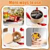 4pcs Round Paper Mache Box Mini Gift Box with Lid Gift Wrap Box Nesting DIY Cardboard Craft Empty Boxes Party Favor Box