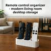 3-Slot Honeycomb Remote Control Holder - Desktop Storage Organizer for TV, Media Remotes, Non-Slip Design for Home And Office