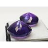 Cushion Cut Natural Purple Amethyst For Earring 20-21 Ct Pair Stunning Gemstone