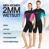 2mm Neoprene Diving Womens Mens Short Sleeve Wetsuit Swim Wet Suit XS-3XL