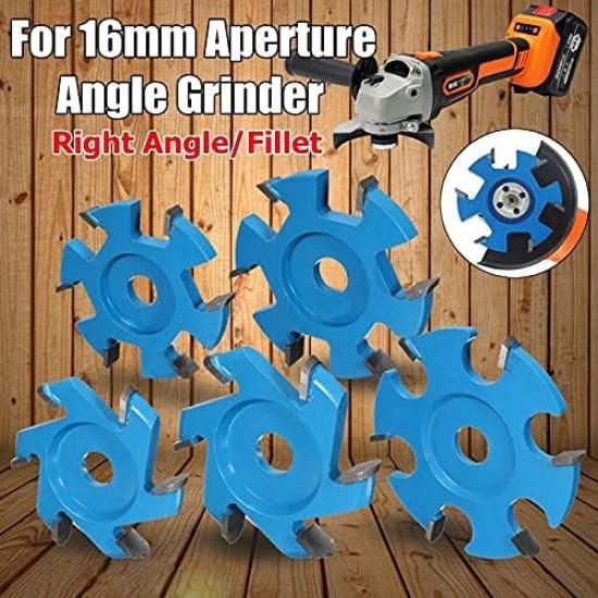 Hexagonal Blade Fillet Power Wood Carving Tool Angle Grinder Accessory Hexagonal Blade Fillet Anti-reverse Power Wood Carving Tool Angle Grinder