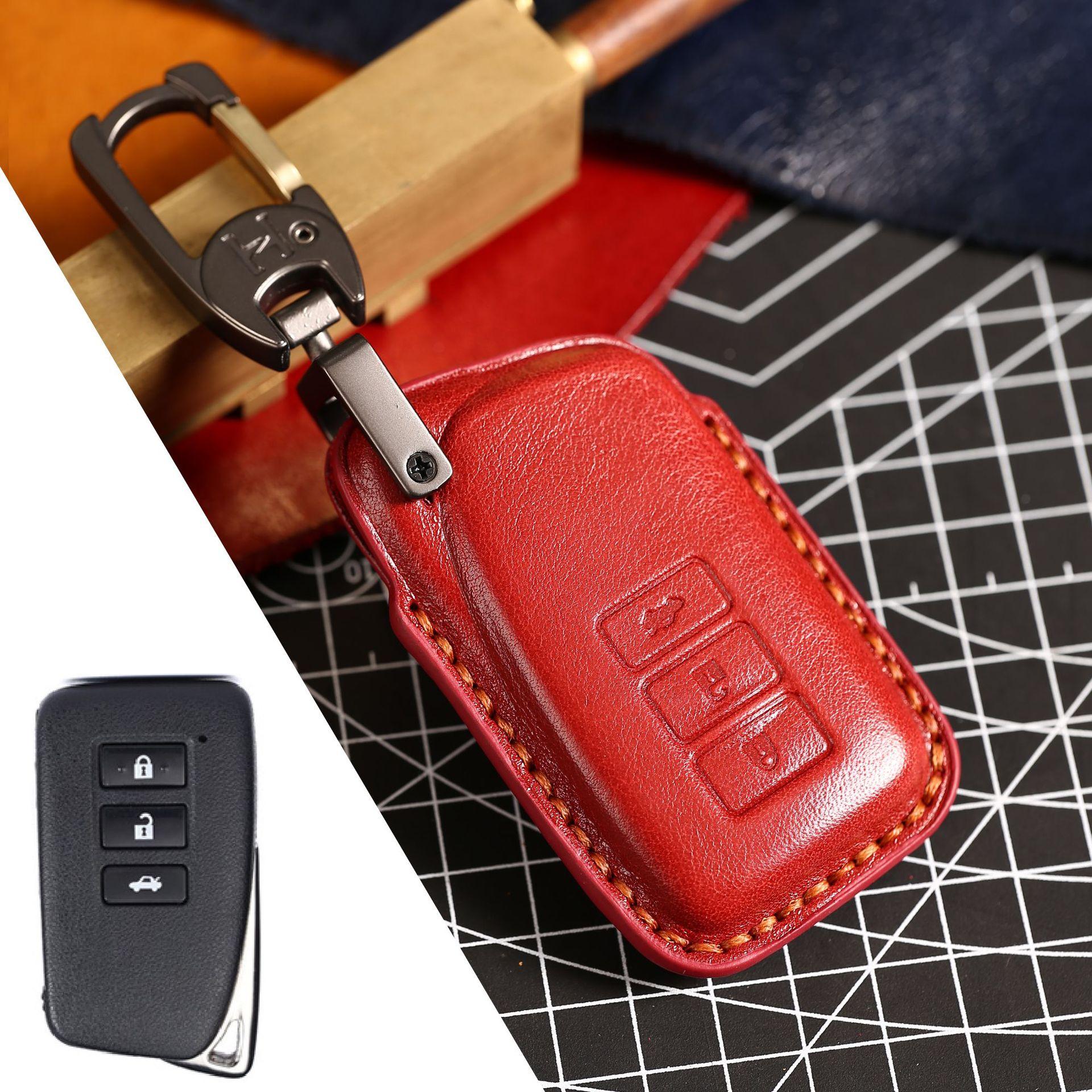 

Suitable for Lexus Nx200 key cover Nx300H Lexus Rx300 old Es300 leather case bag car красный