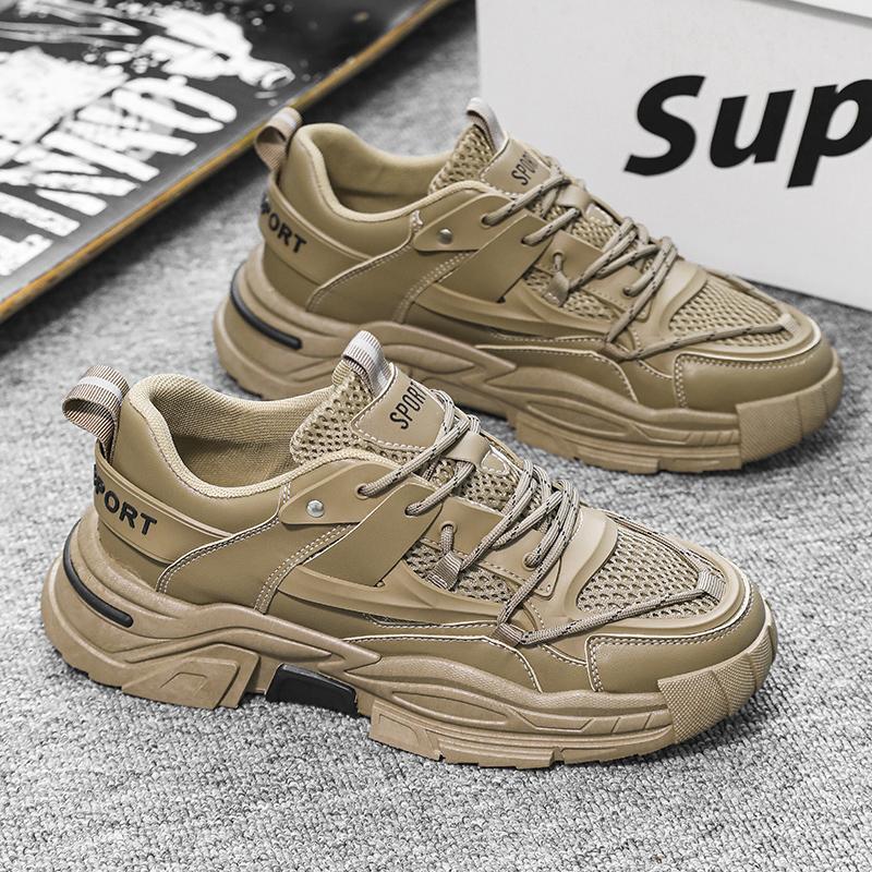 Fashion Hot Style Men's Casual Shoes Trendy All-match Mens Anti-slip Wear-resistant Shoes Mens Thick Bottom Shoe Fashion Men Casual Shoe