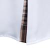 Men's Casual Short-sleeved Dress Shirt Plaid Collar Button-down Shirt