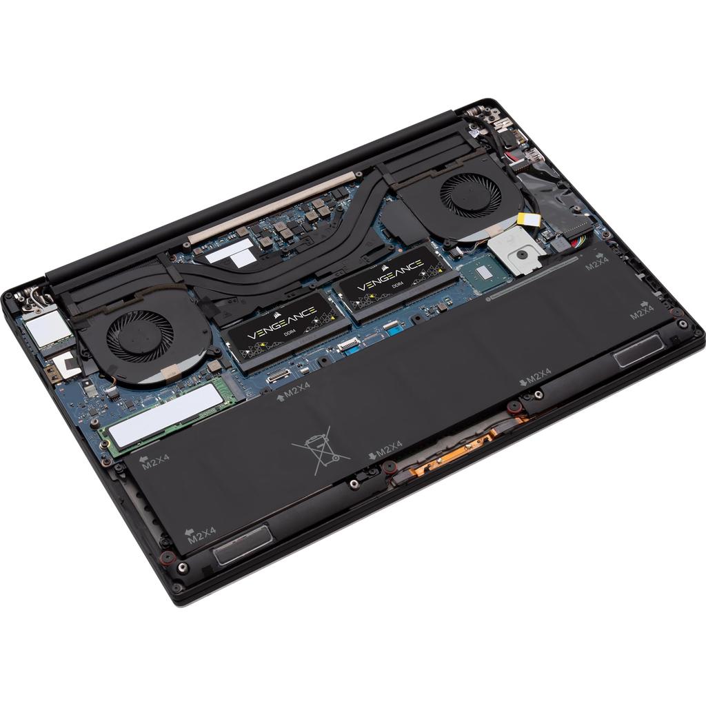 CORSAIR SODIMM VENGEANCE DDR4 Arbeitsspeicher 16GB (8 GB x 2) 2666MHz Intel XMP Kompatibel CL18 Notebook PC Schwarz CMSX16GX4M2A2666C18