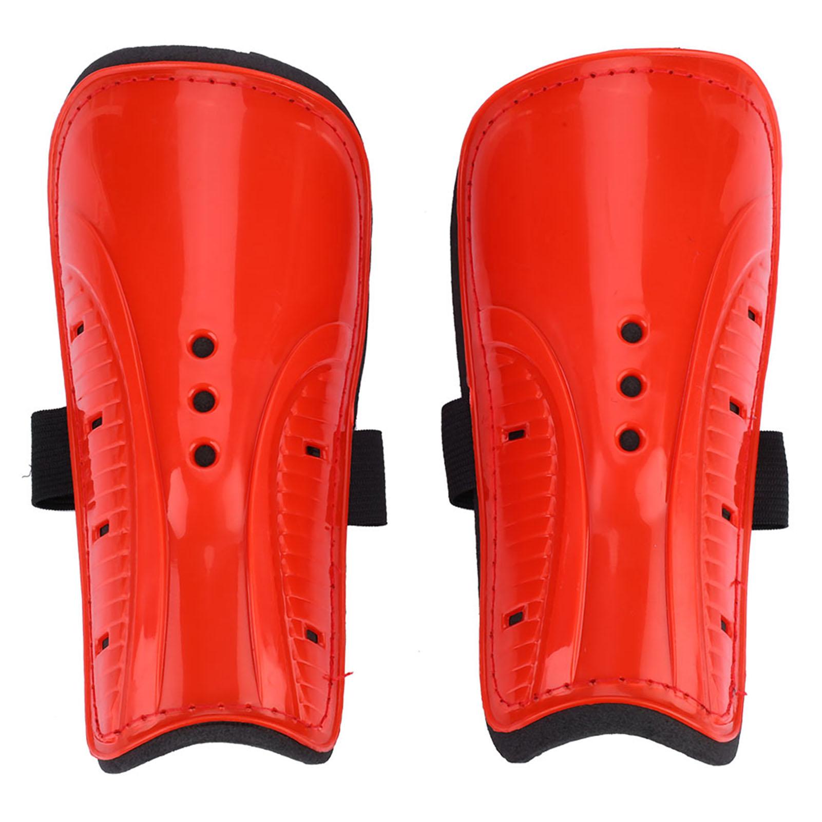 

1 пара взрослых детей футбольные спортивные щитки для голени футбольный мяч щитки для ног протектор красный