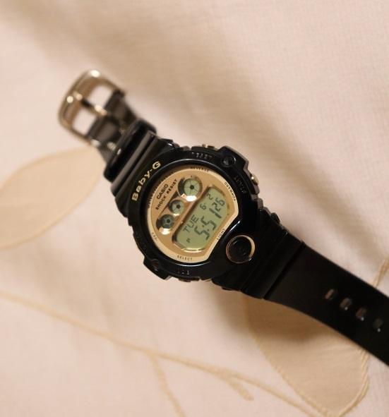 CASIO Black x Gold Watch BABY-G