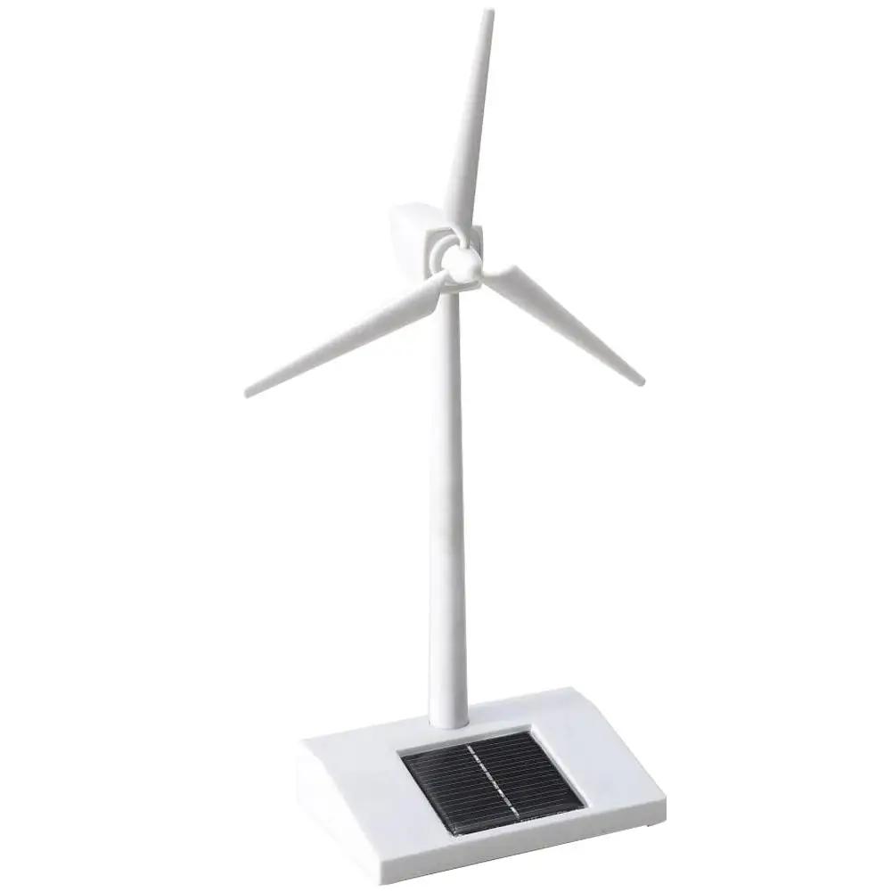 

New Solar Powered Desktop Model-Solar Powered Windmills Wind Turbine for Kids Education Model Electronic Farm Windmill Toys Gift