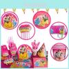 Enchanting Princess Snow White Bella Jasmine Party Supplies Girl Birthday Tableware