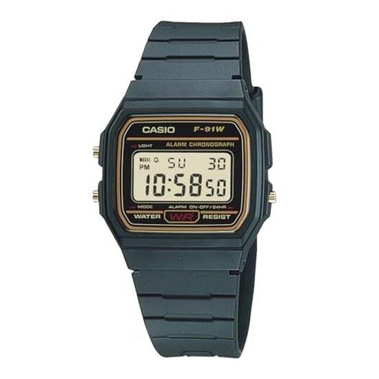 Casio Wristwatch Collection Domestic Genuine Product Web Limited Model F-91WG-9QJH Mens Black Gold