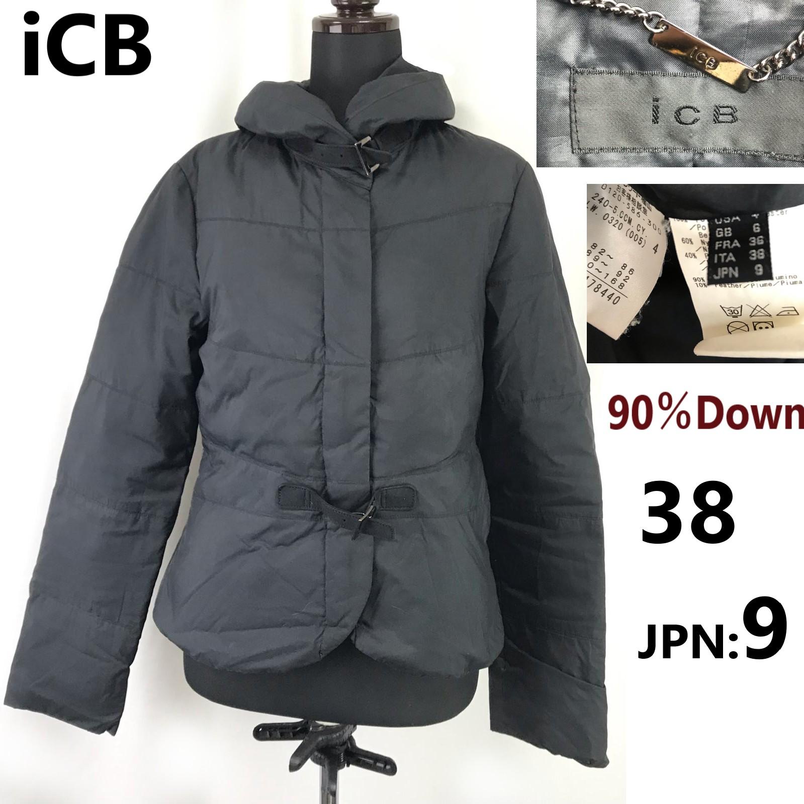 

iCB Down Jacket Black Women s 9/M(USED)