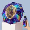 AC Milan Pattern Printed Mini 5 Folds 8 Ribs Compact Umbrella Windproof Waterproof Lightweight Portable Folding