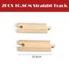 New Wooden Train Track Beech Wooden Railway Tracks Accessories Fit for All Brands Wood Tracks Educational Toys for Kids Gift