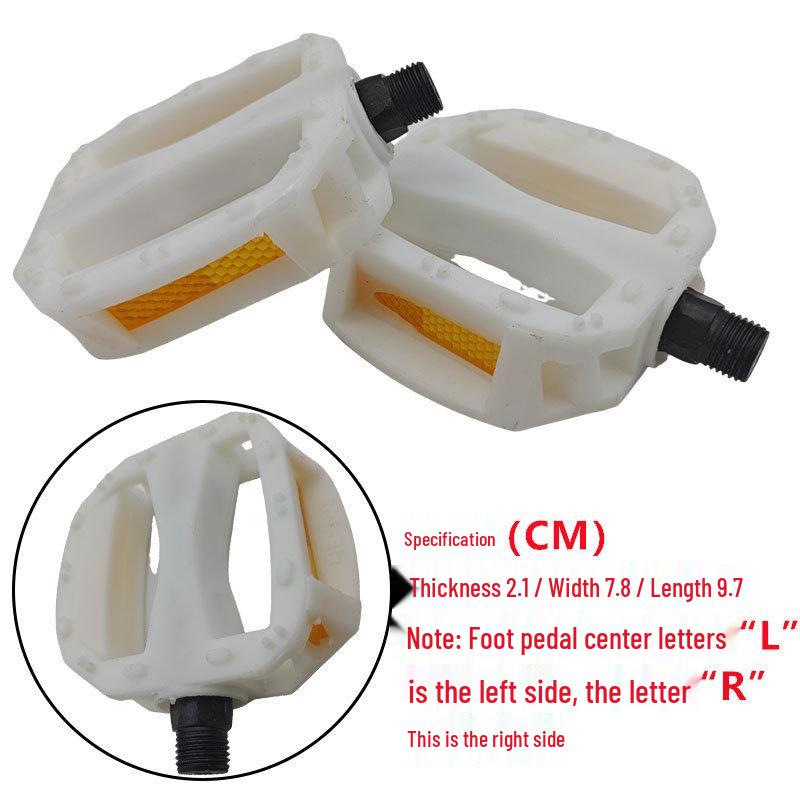 Non-Slip Plastic Mountain Bike Pedals with British-Made Aluminum Alloy and Ball Bearings