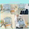 Cinnamoroll School Bag Blue Cartoon And Geometric Pattern For Daily Commuting