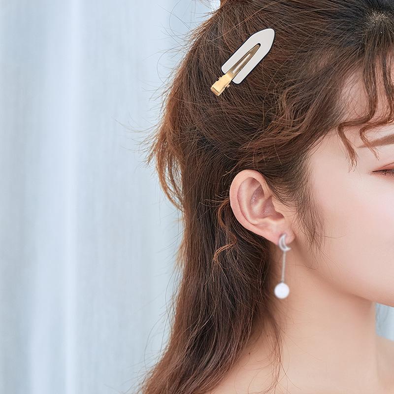 Light Luxury Rhinestone Bow Hairpin, High-End Bangs Clip, Side Headgear Hairpin, Hair Clip, Female