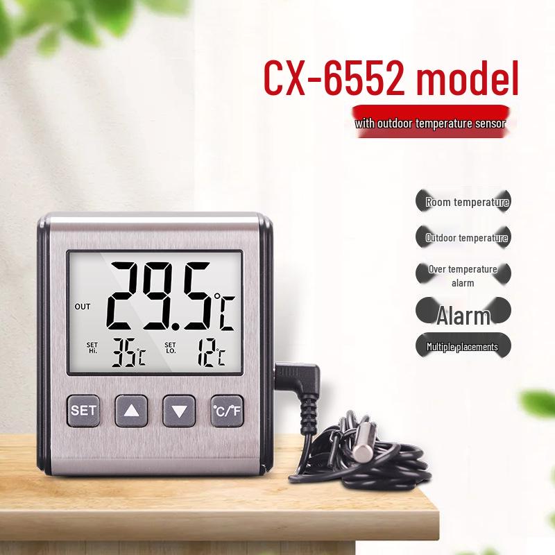 High-Precision Digital Thermometer and Hygrometer for Refrigerators and Freezers