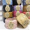 100M/Rouleau Lavable Raffia Végétal Japonais Fil de Paille Sac Tissé à la Main Chapeau d'Été au Crochet Fil à Crocheter DIY Écologique