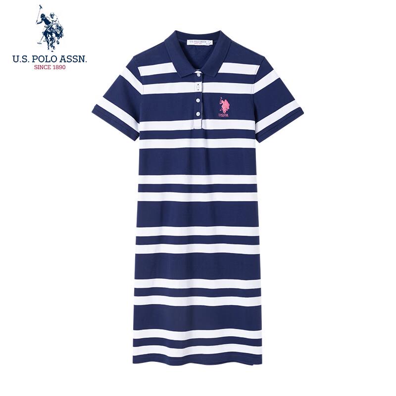 U.S. POLO ASSN. Women s Short Sleeve Polo Dress L