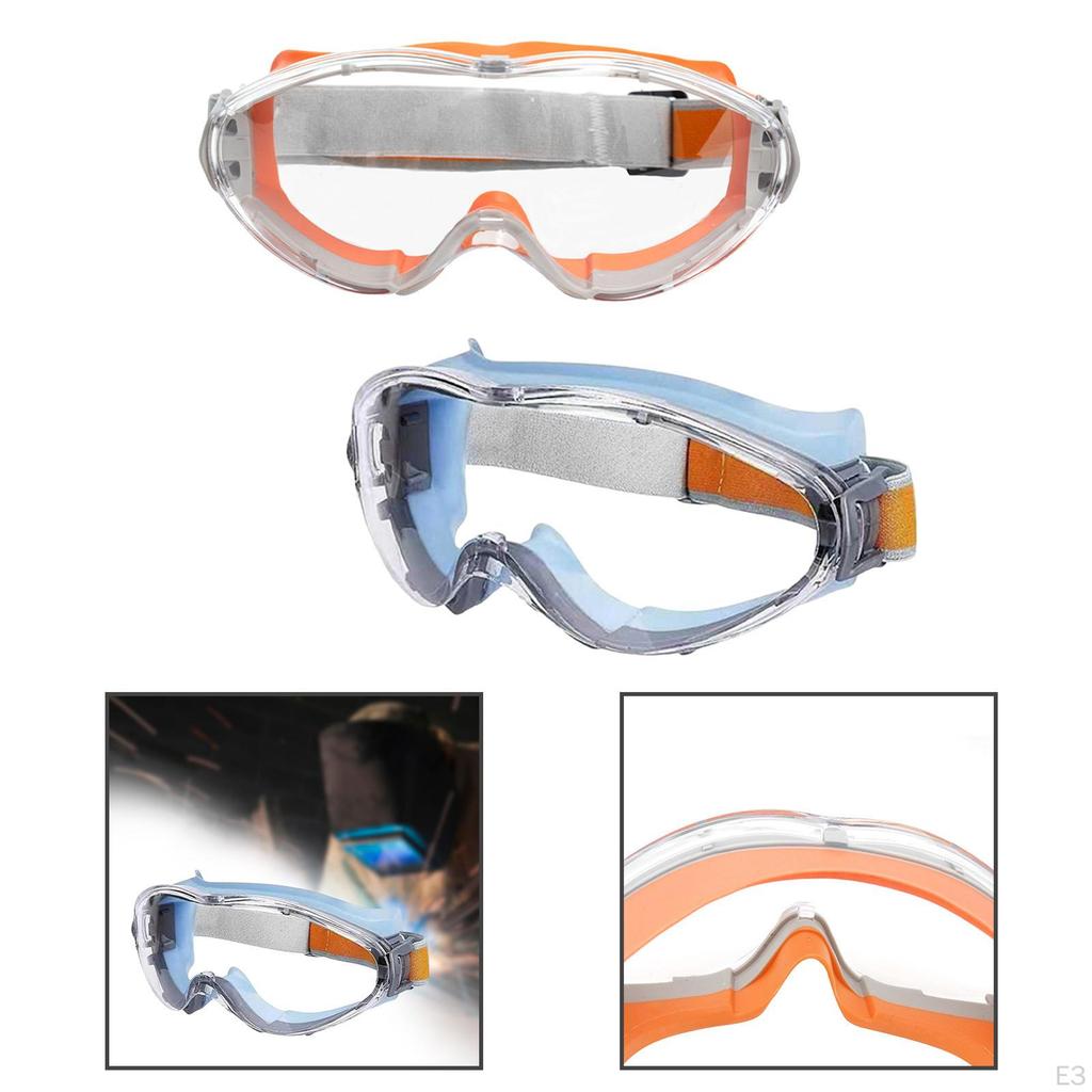 Safety Goggles Clear Lens Wide for Spraying Logging Home Improvement