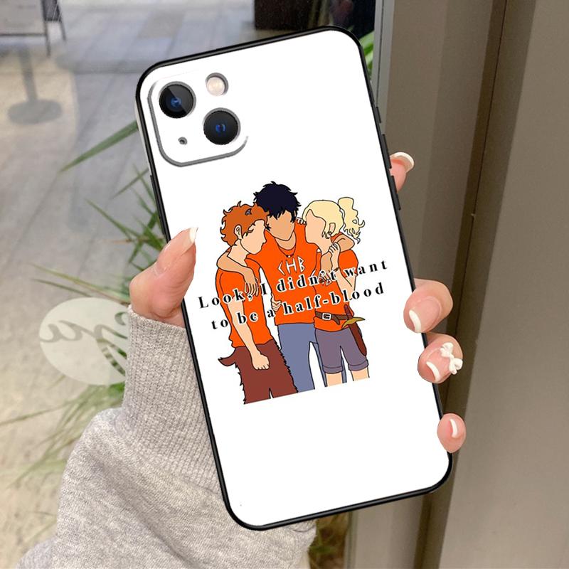 P-Percy Jackson Cartoon Case For iPhone 17 Pro Max 15 14 13 12 11 16 Pro Max Plus 12 13 Mini 16e 17 Air Back Cover