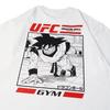 Dragon Ball Animation Sun Wukong Joint UFC Unisexs and Womens Retro High Quality Cotton Crew Neck Printed TShirt Trend Ins Top