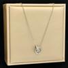 Gold Stainless Steel Roman Digital Wafer Pendant Necklace for Women Charm Chain of Clavicle Jewelry Accessory