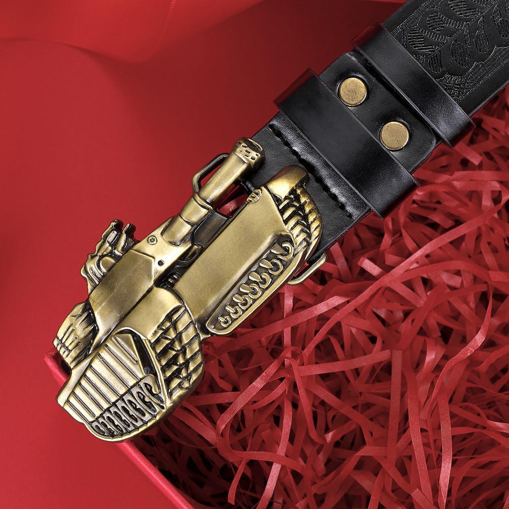 Men's Pu Leather Retro Pattern Adjustable Ethnic Style Belt