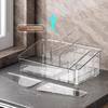 Plastic Compartment Holder Transparent Makeup Holder New Storage Rack  Desk Organizer