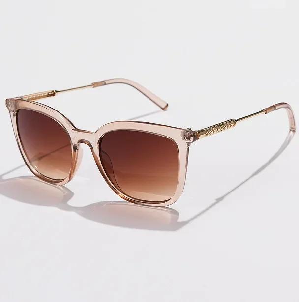 

Classic Square Sunglasses Women Men Vintage Brand Style Sun Eyeglasses Alloy Frame Vintage Retro Trend Trendy Style Shades Oculos de sol UV400 As Picture