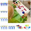 Sponge Brush DIY Sponge Stamp Brush Handmade Creation Sponge Stamp Brush Kits Kindergarten