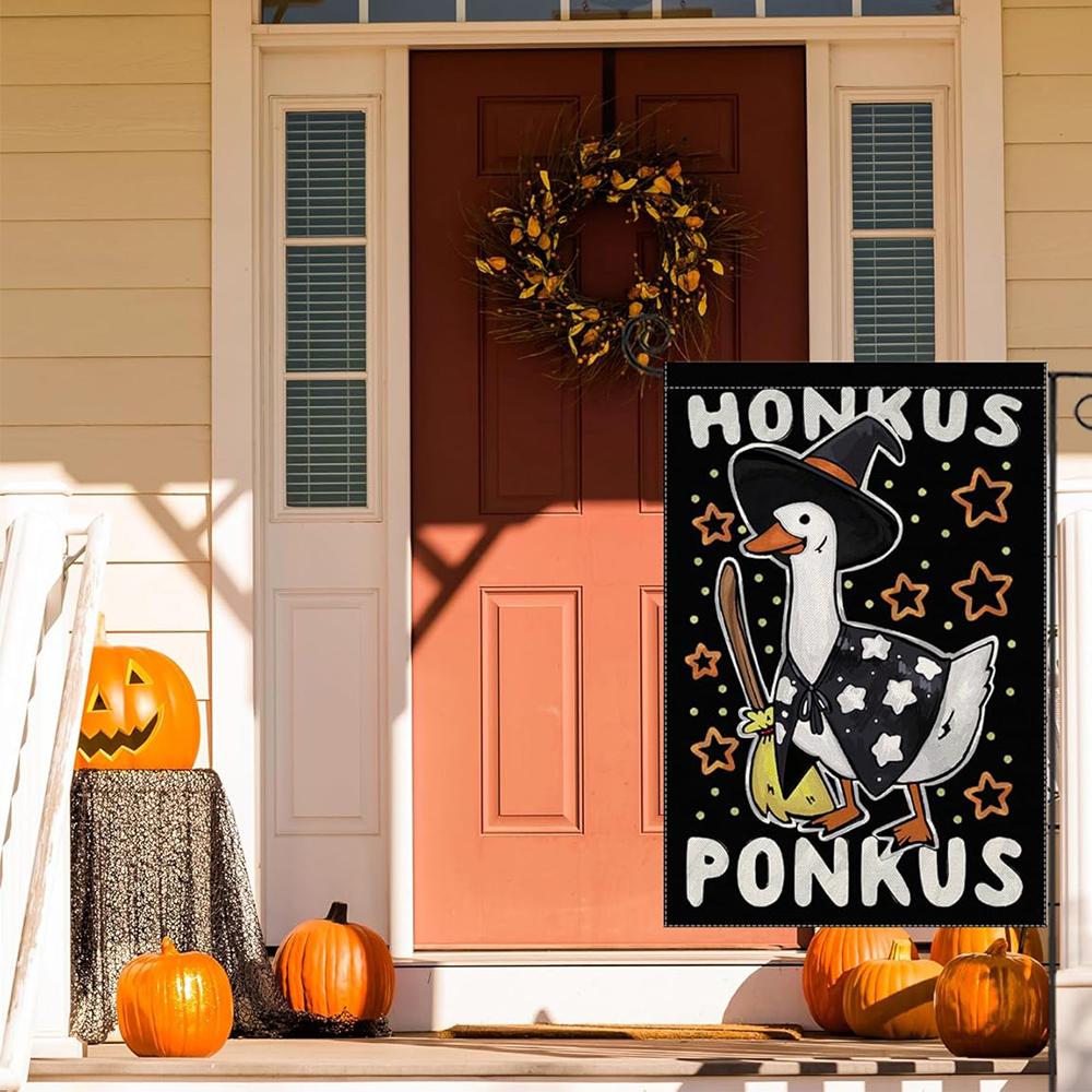 30 x 45cm Halloween Garden Flag Small Seasonal Yard Decoration for Outdoor Décor