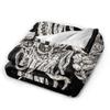 Vrees het Oude Bloed Flanel Deken Winter Bloodborne Warm Zacht Plaid Deken Kinderen Huisdecoratie Sprei Bank Bankovertrek